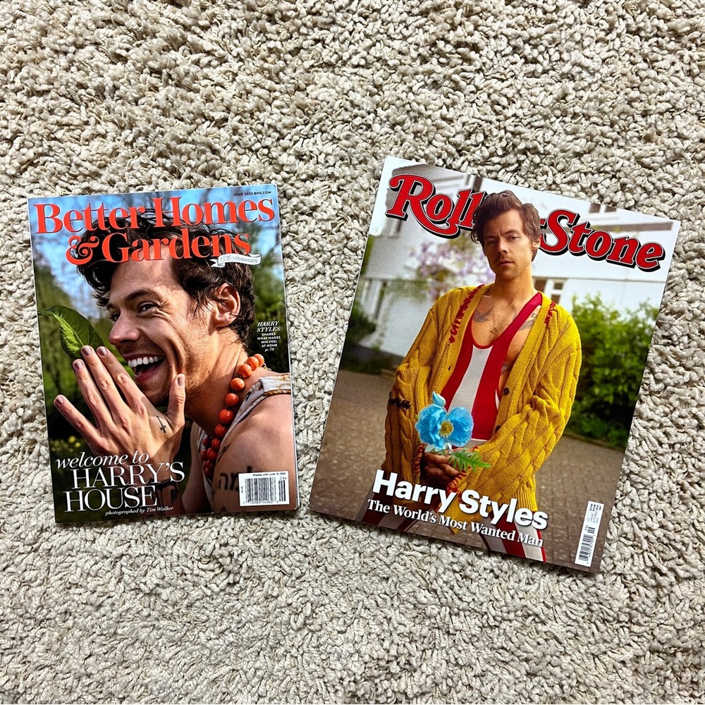 💫New Harry Styles Magazines Better Homes & Garden, Rolling Stones